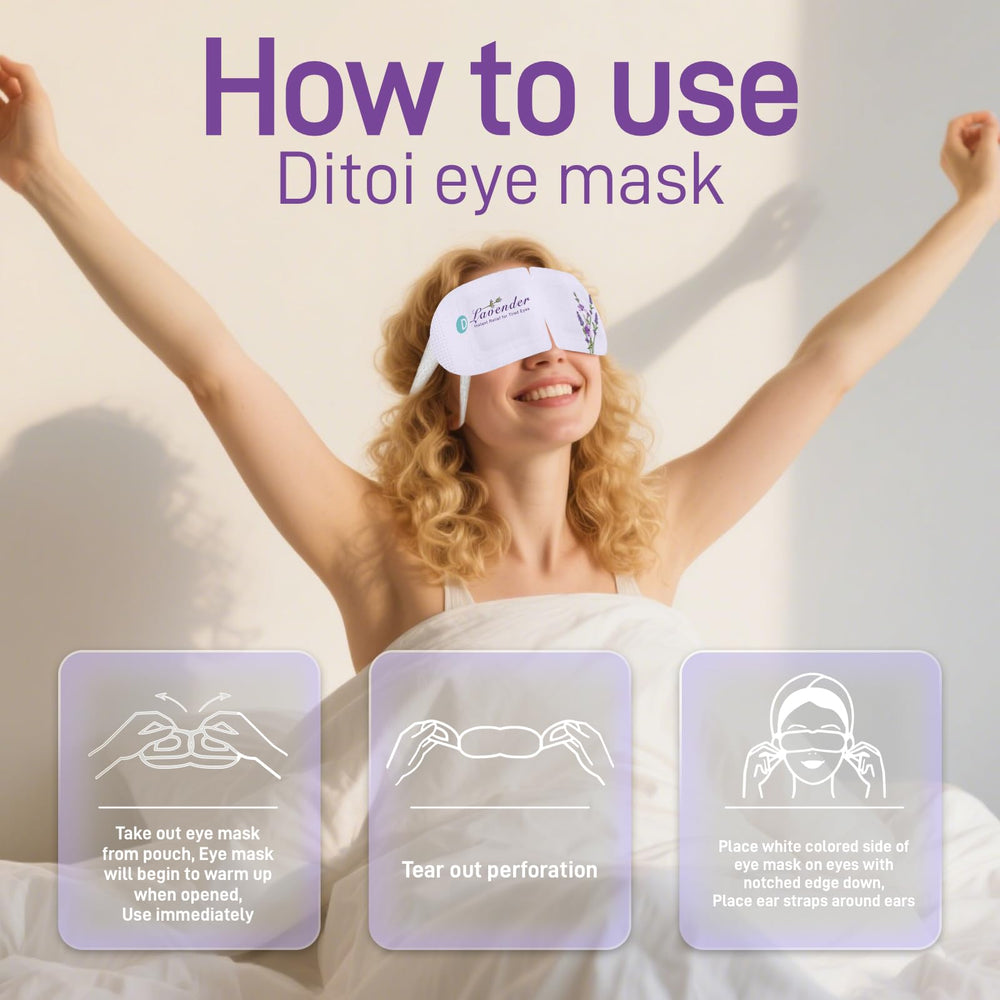 Ditoi mascarilla ocular aroma de lavanda para relajarse