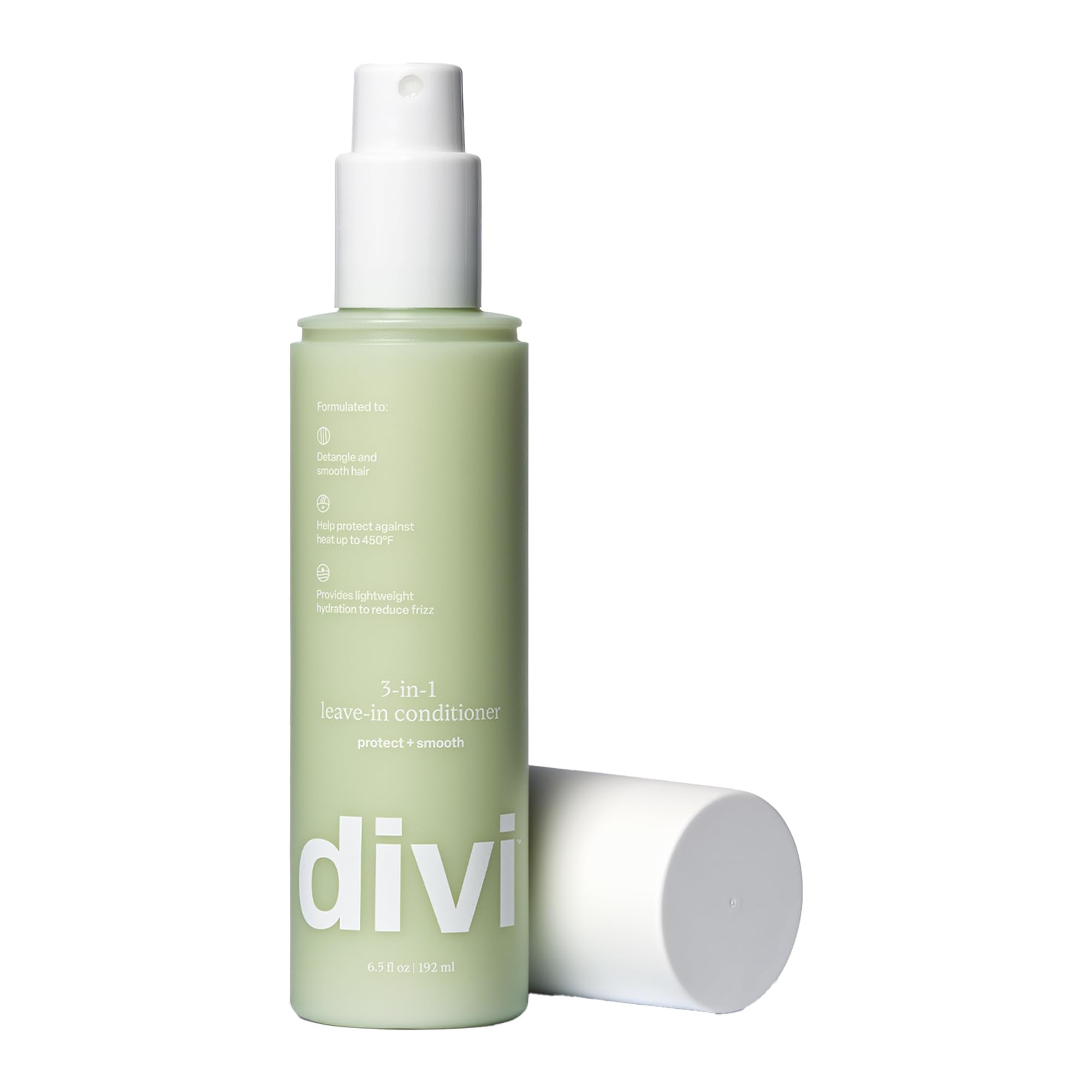 Divi 3-en-1 desenredante en spray facilita desenredar el cabello húmedo.