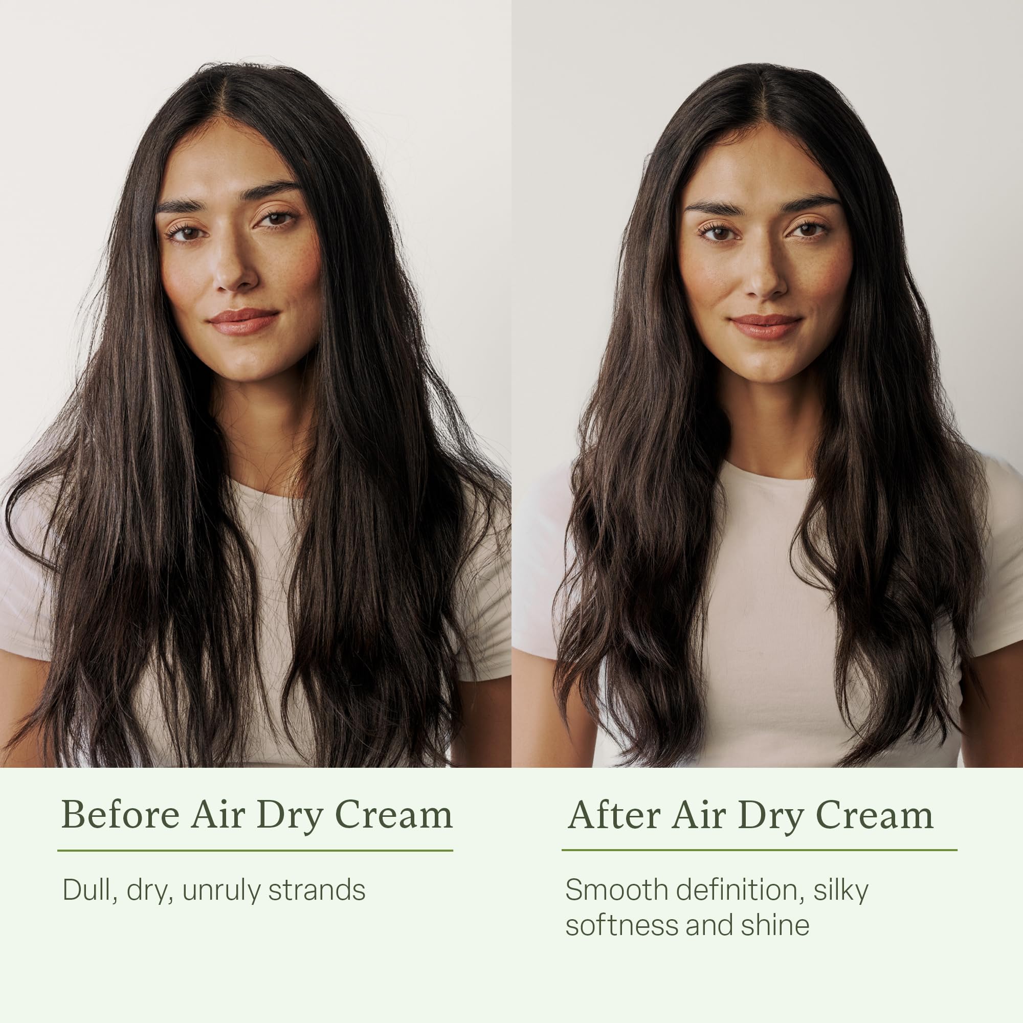 Divi Air Dry ofrece definición natural sin calor para cabello liso o rizado.