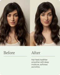 Divi Champú Hidratante: cabello brillante y manejable tras el lavado.