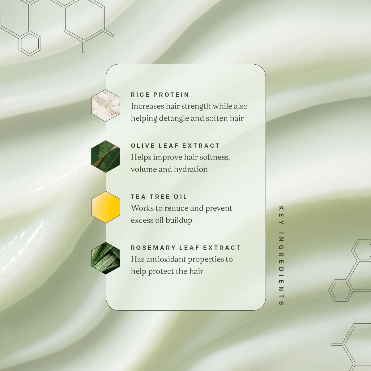 Divi conditionneur volumisant – protéines de riz renforçant les cheveux sans les alourdir.