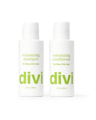 Divi Mini Acondicionador Volumen Botella: hidratación ligera y cabello suave.