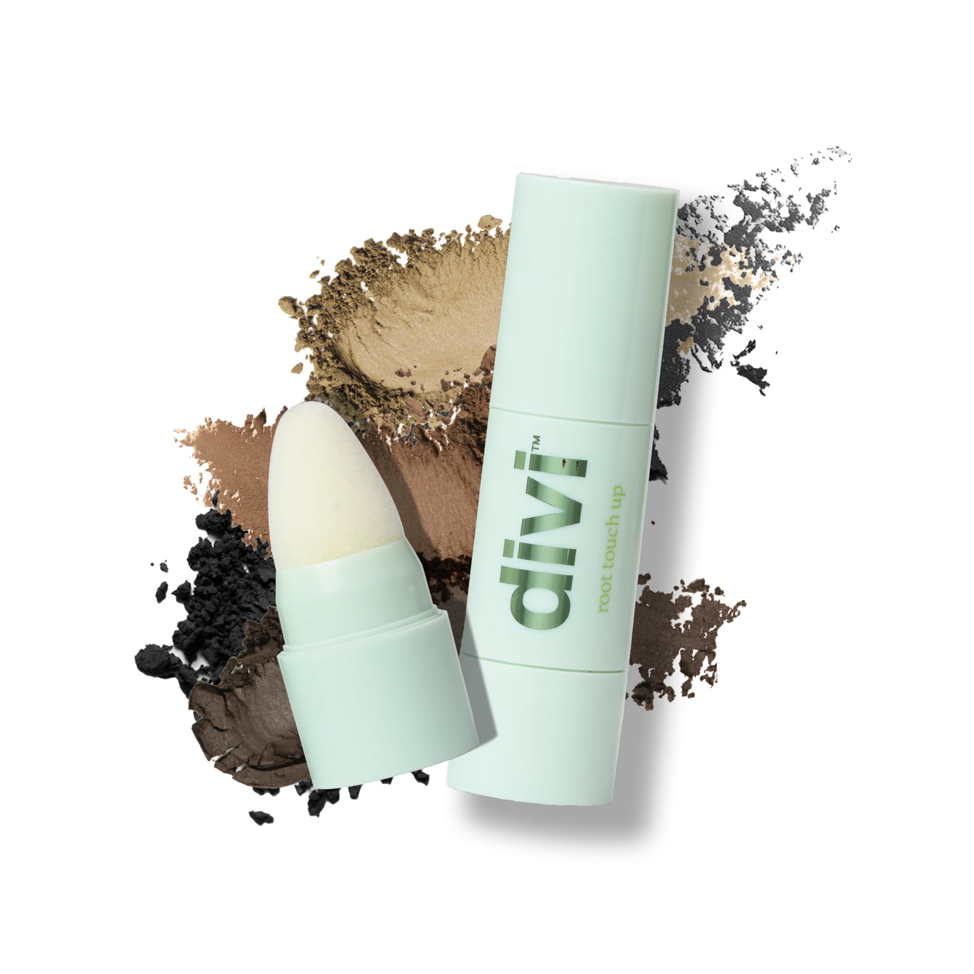 Divi polvo look natural para cabello con cobertura suave.