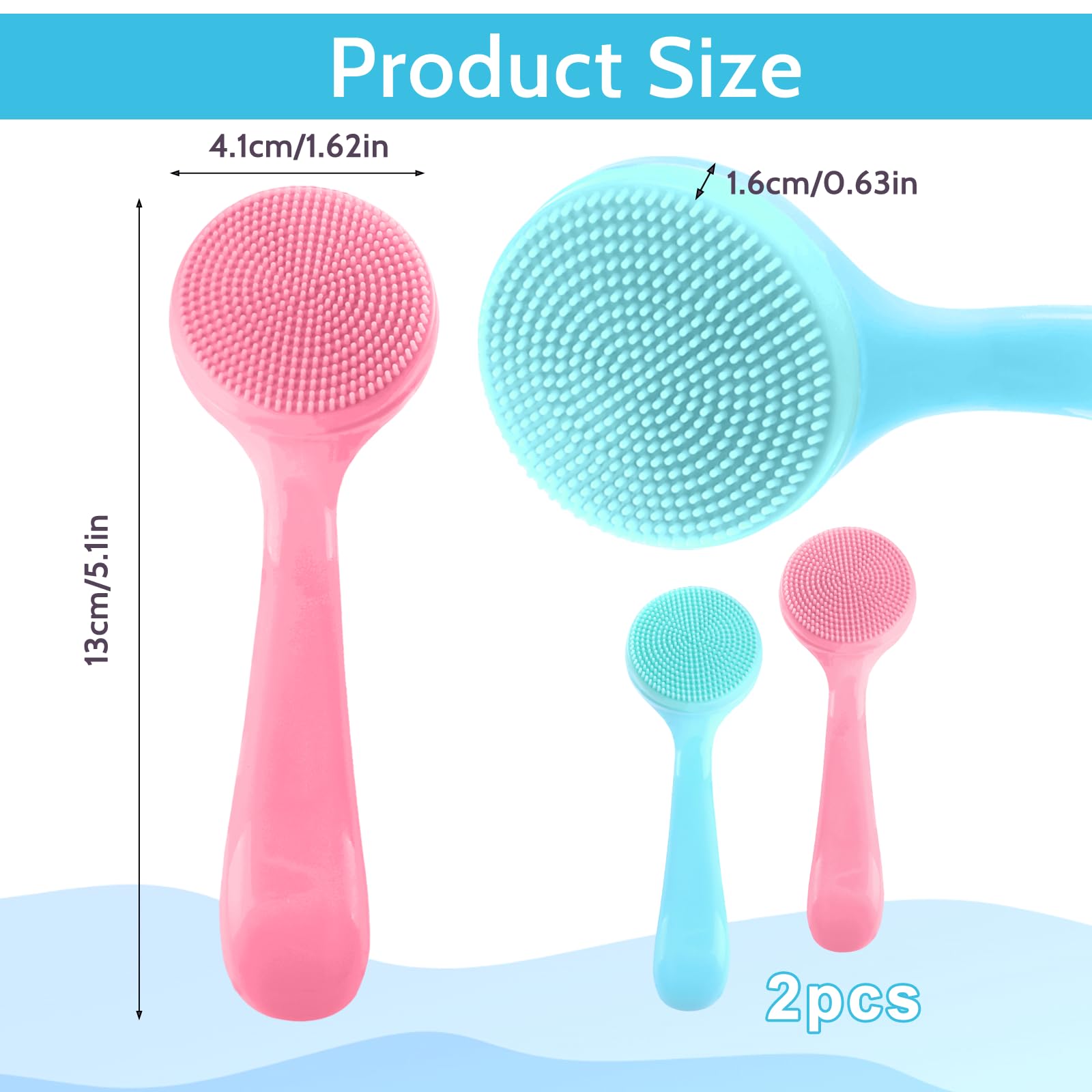 DIVINA VITAE cepillo facial silicona ergonómico para manejo cómodo