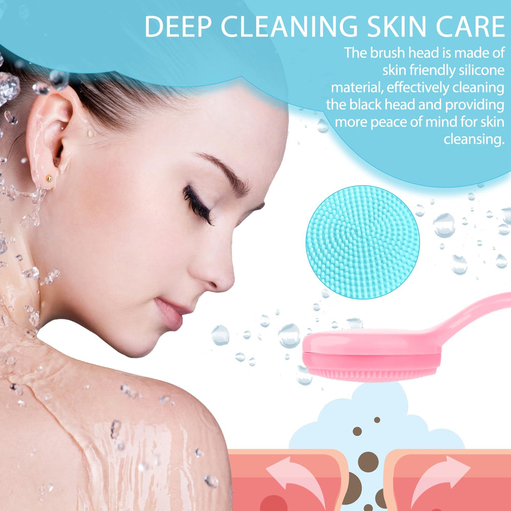 DIVINA VITAE cepillo facial silicona rosa, limpieza suave para poros