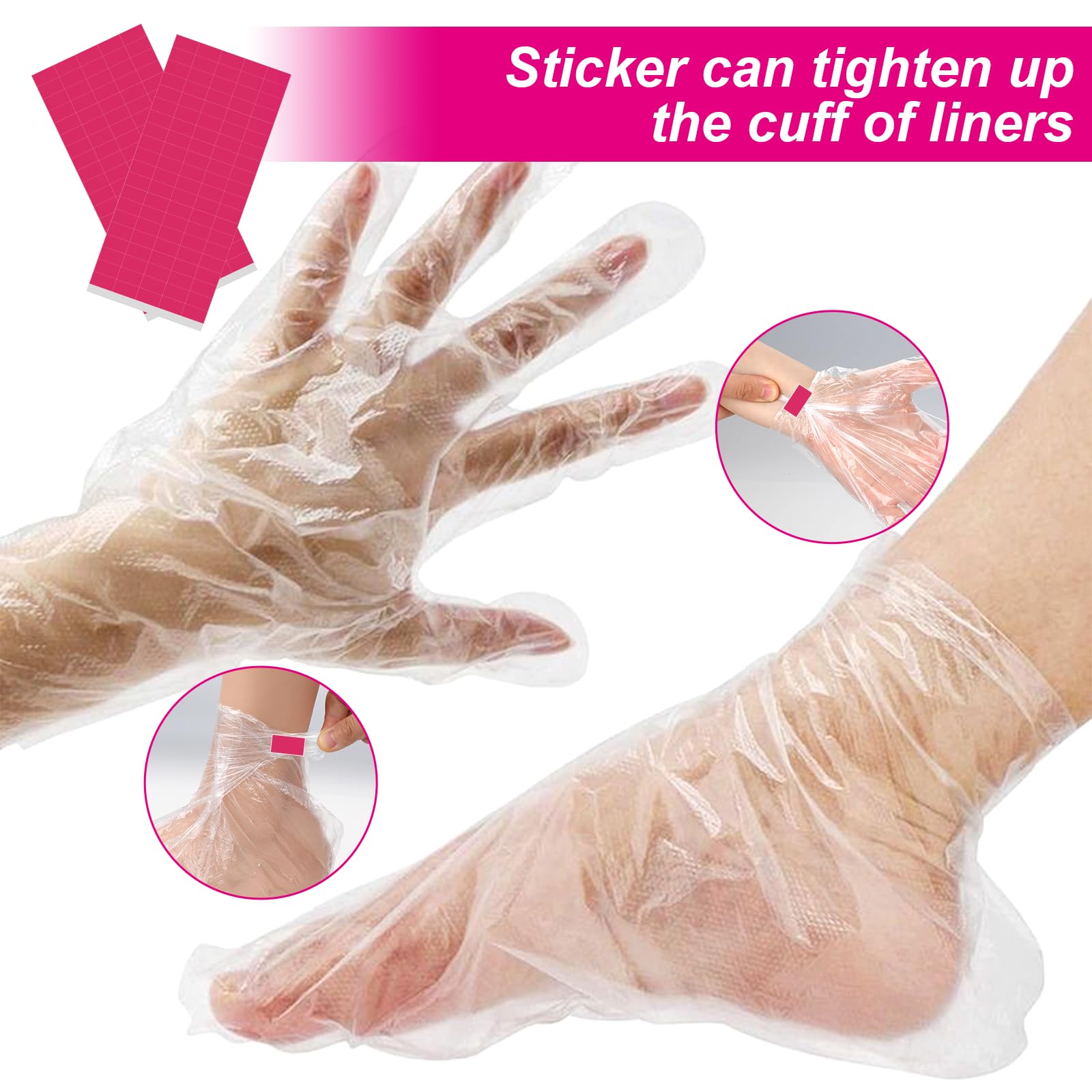 DIVINA VITAE guantes desechables para parafina, uso cómodo y rápido.