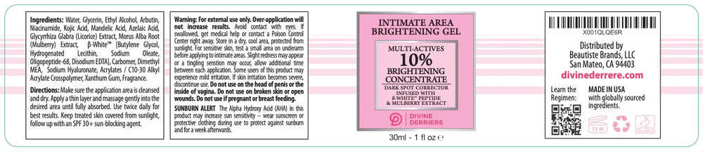 Divine Derriere, fórmula libre de parabenos y cruelty-free.