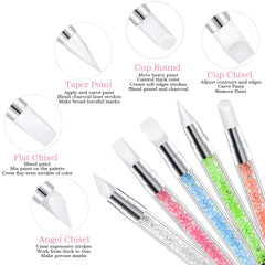 DIYCICO destintadores dobles para aplicar y distribuir color.