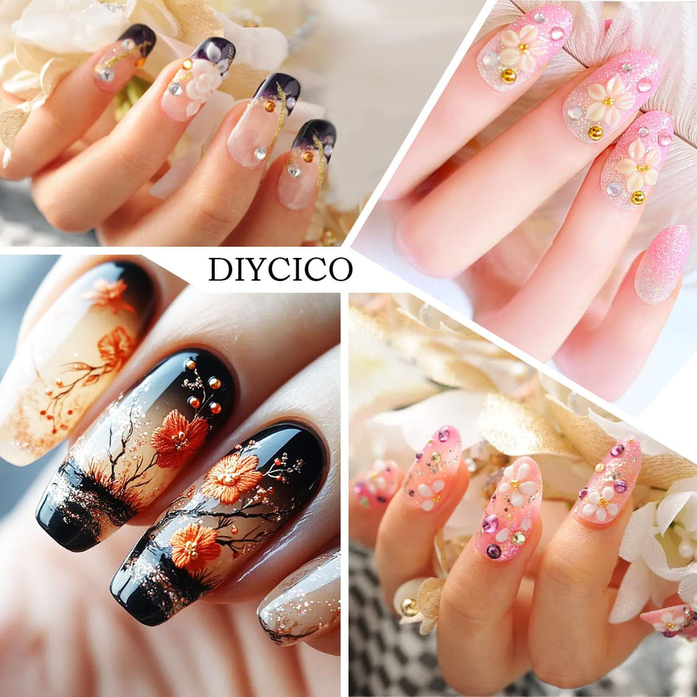 DIYCICO kit de diseño de uñas, amplia gama para crear patrones únicos.