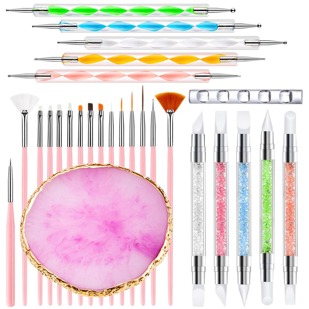 DIYCICO set de 27 piezas para arte de uñas, ideal para proyectos en casa.