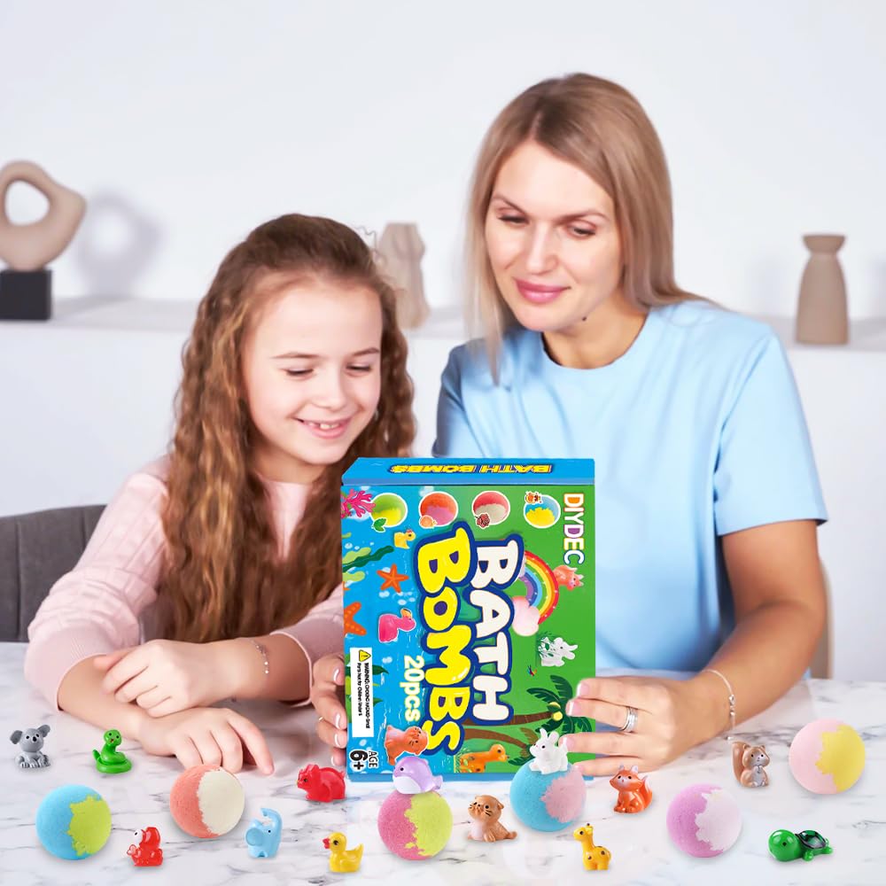 Regalo DIYDEC con bombas de baño listas para ocasiones especiales.