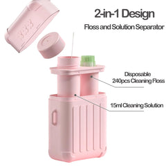 DJDZ hilo blanco en solución para limpieza suave de perforaciones.