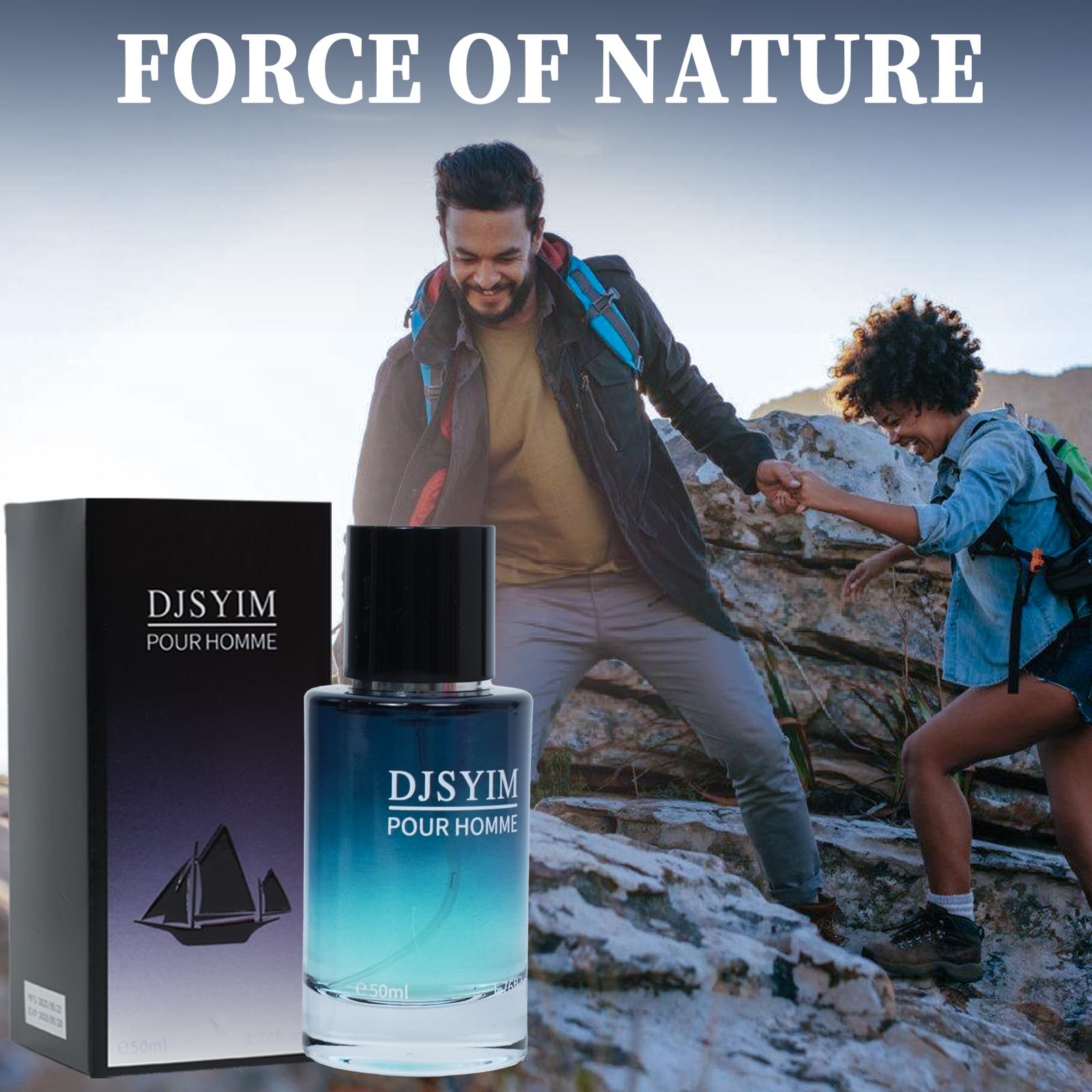 DJSYIM colonia para hombre, frasco con pulverización suave.