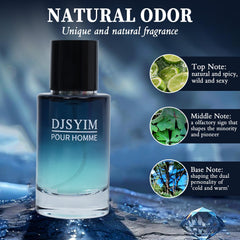 DJSYIM colonia para hombre, nota manzana fresca para aroma atrayente.