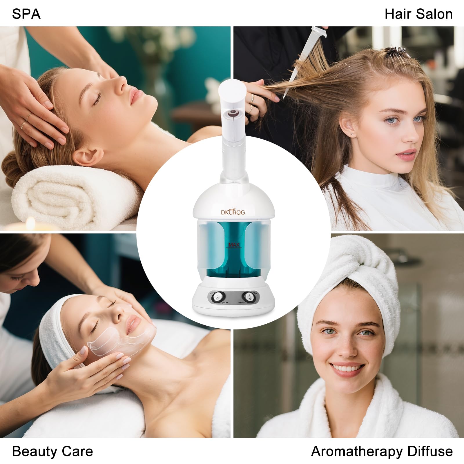 DKURQG uso fácil con agua destilada para cuidado facial