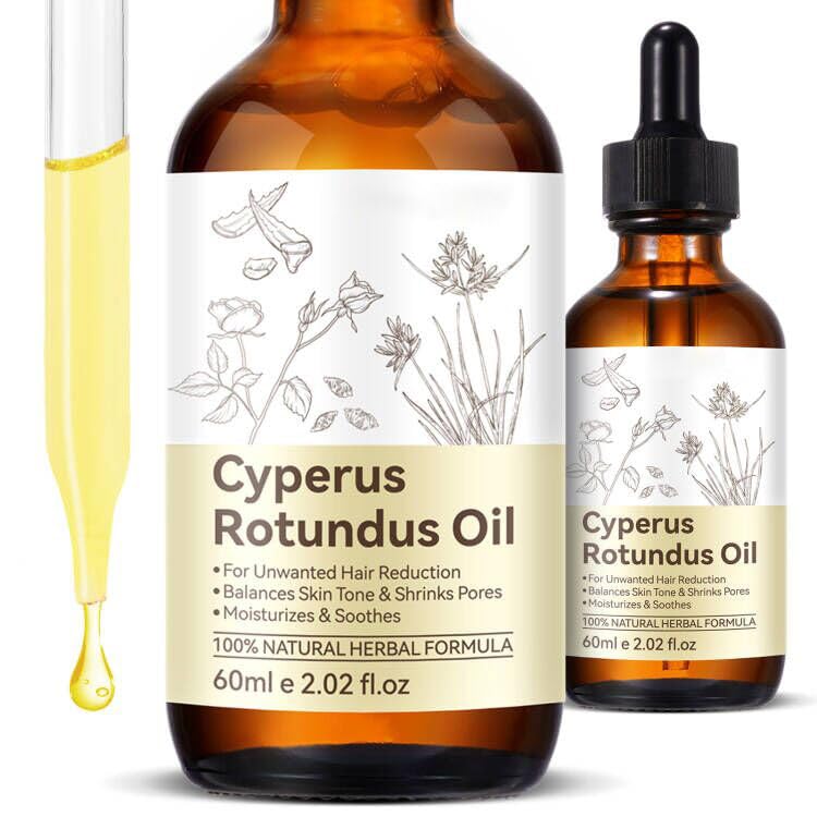 DLOMFVFQ Cyperus Rotundus Oil, aceite natural; hidrata y suaviza la piel.