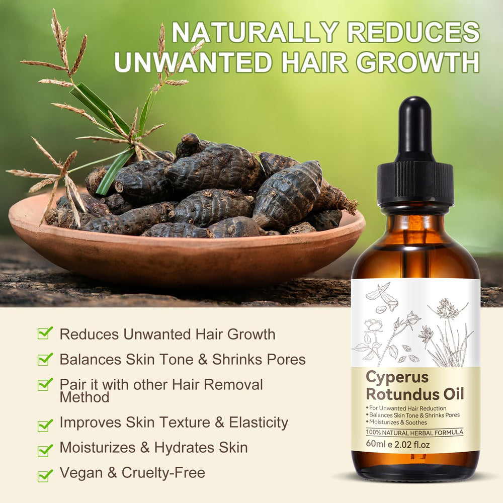 DLOMFVFQ Cyperus Rotundus Oil, aplicación en manos para hidratar.