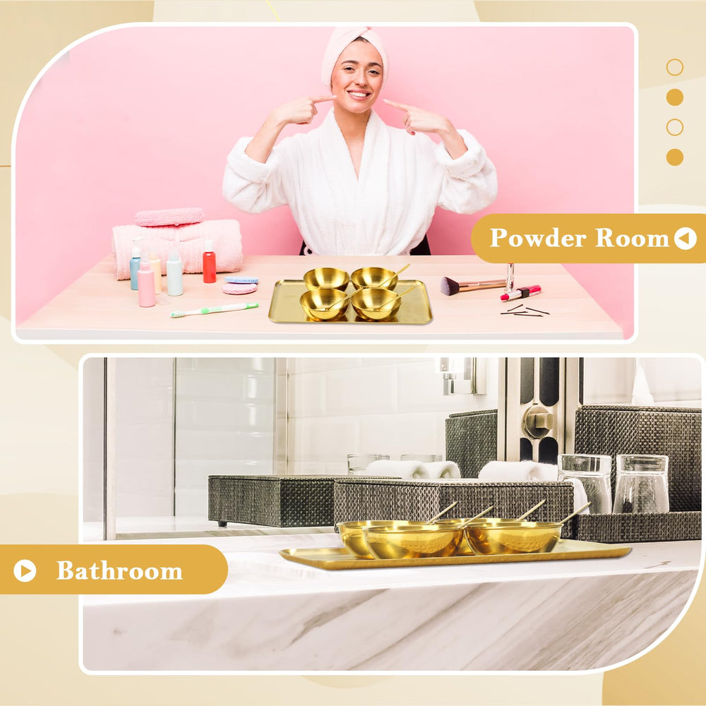 DLUGOPIS uso multiusos dorado, apto para mascarillas, serums y aceites.