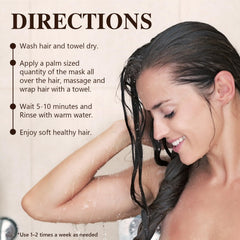 Aplicación de la mascarilla en cabello mojado facilita distribución uniforme