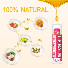 Bálsamo labial DMSKY mango ofrece nutrición rápida para labios tiernos.