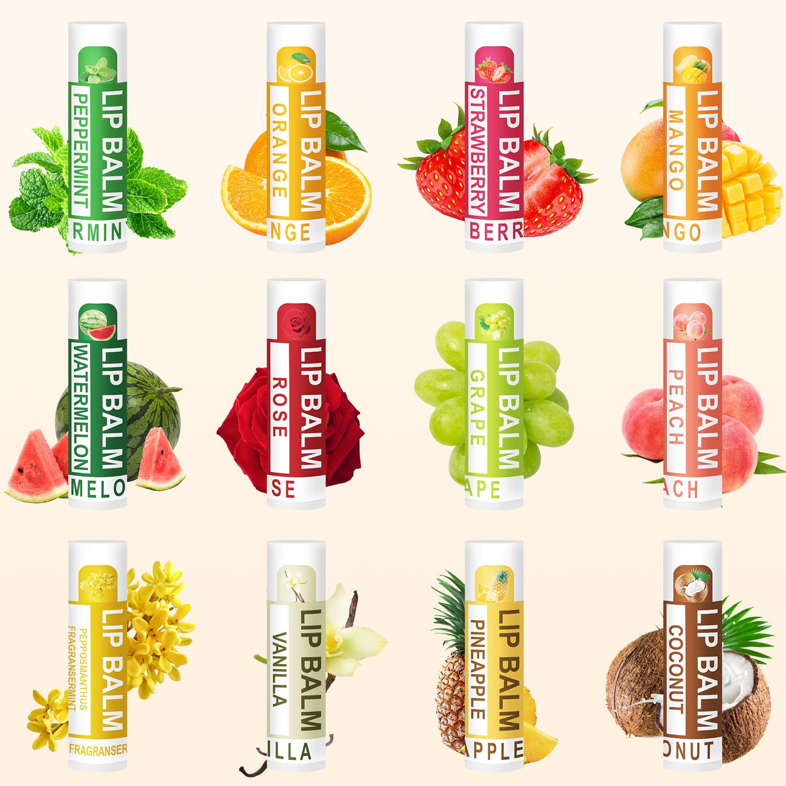 Textura cremosa del bálsamo labial Dmsky para hidratación diaria