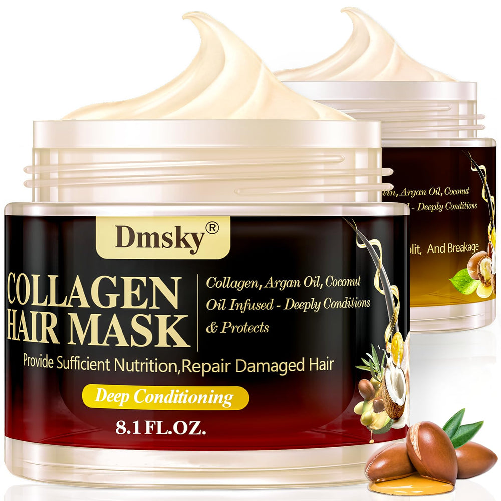 Dmsky mascarilla capilar para cabello dañado en envase mejora la suavidad