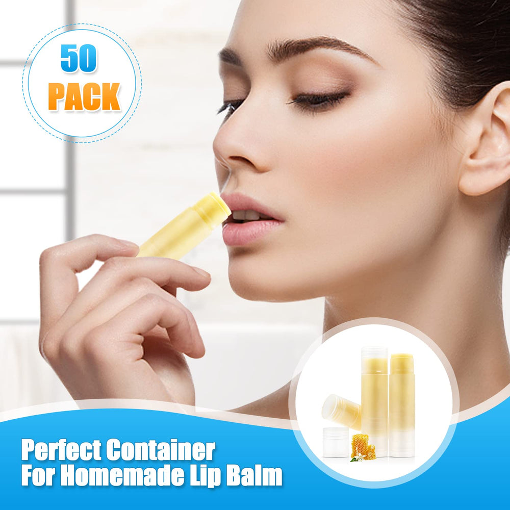 DMuuuDM tubos labiales giratorios, resistentes y reutilizables para cosméticos caseros.
