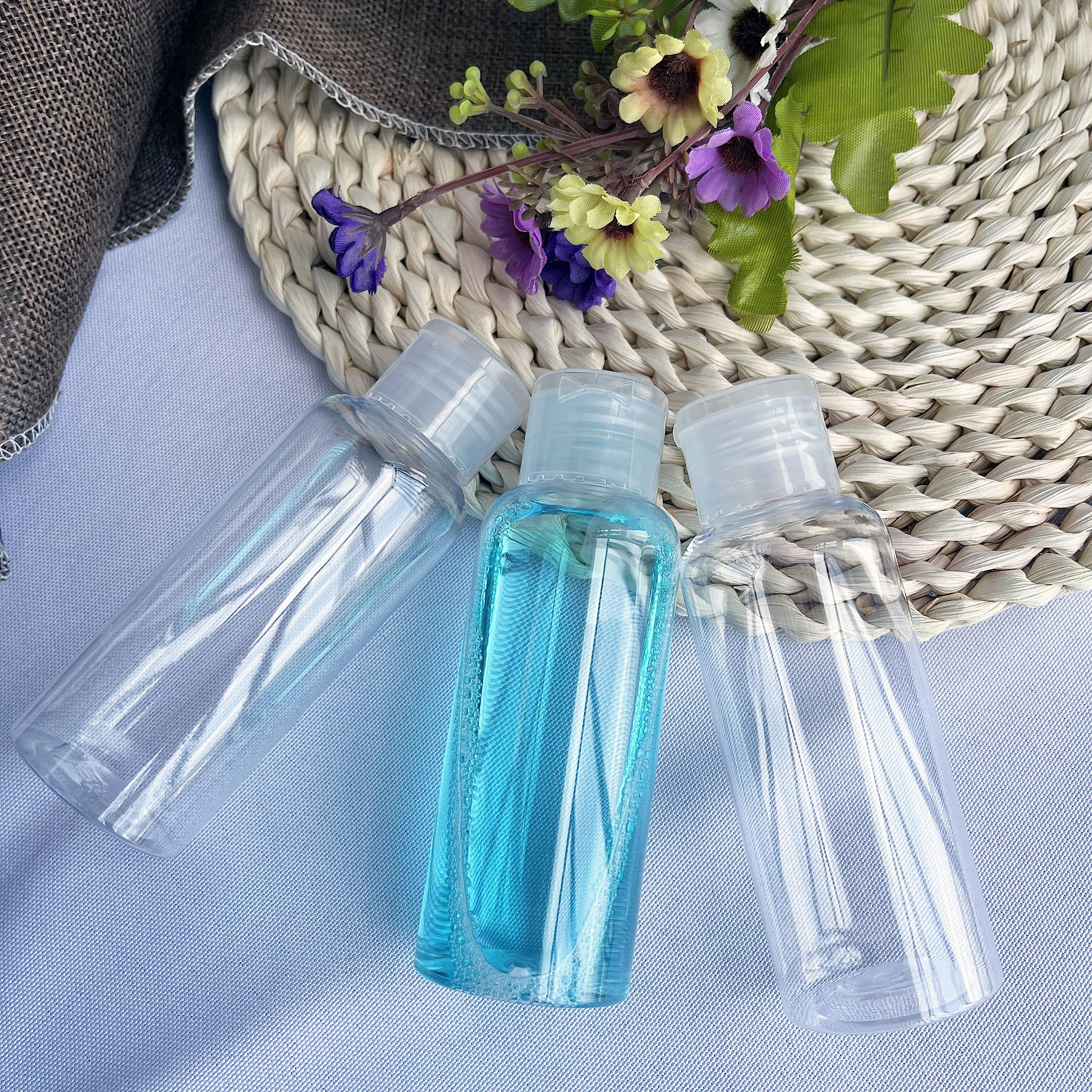 DNSEN botellas de viaje seguras y reutilizables para viajes de negocio o ocio.