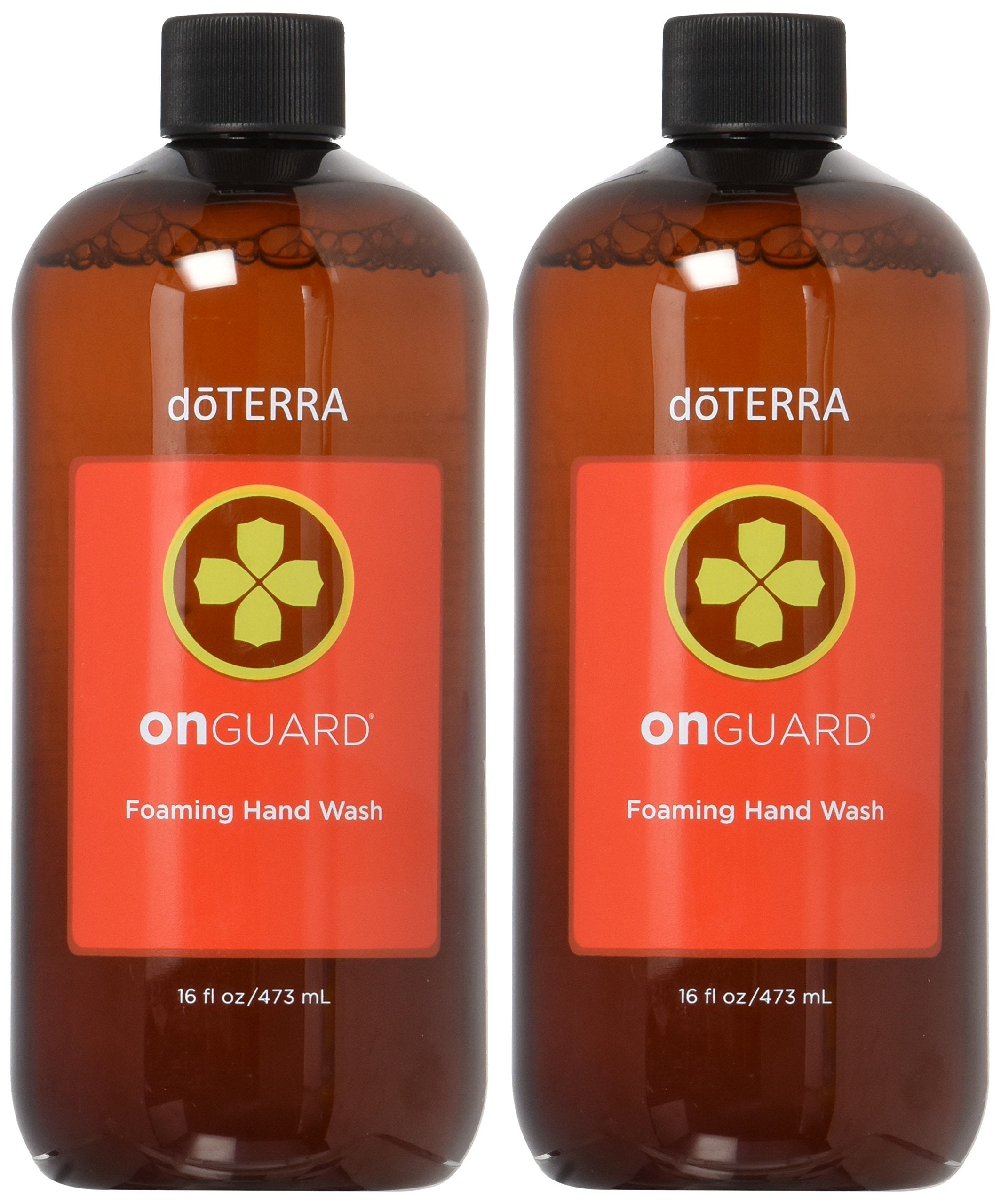 doTERRA On Guard: bouteille mousse mains pour nettoyage doux sans tiraillement.