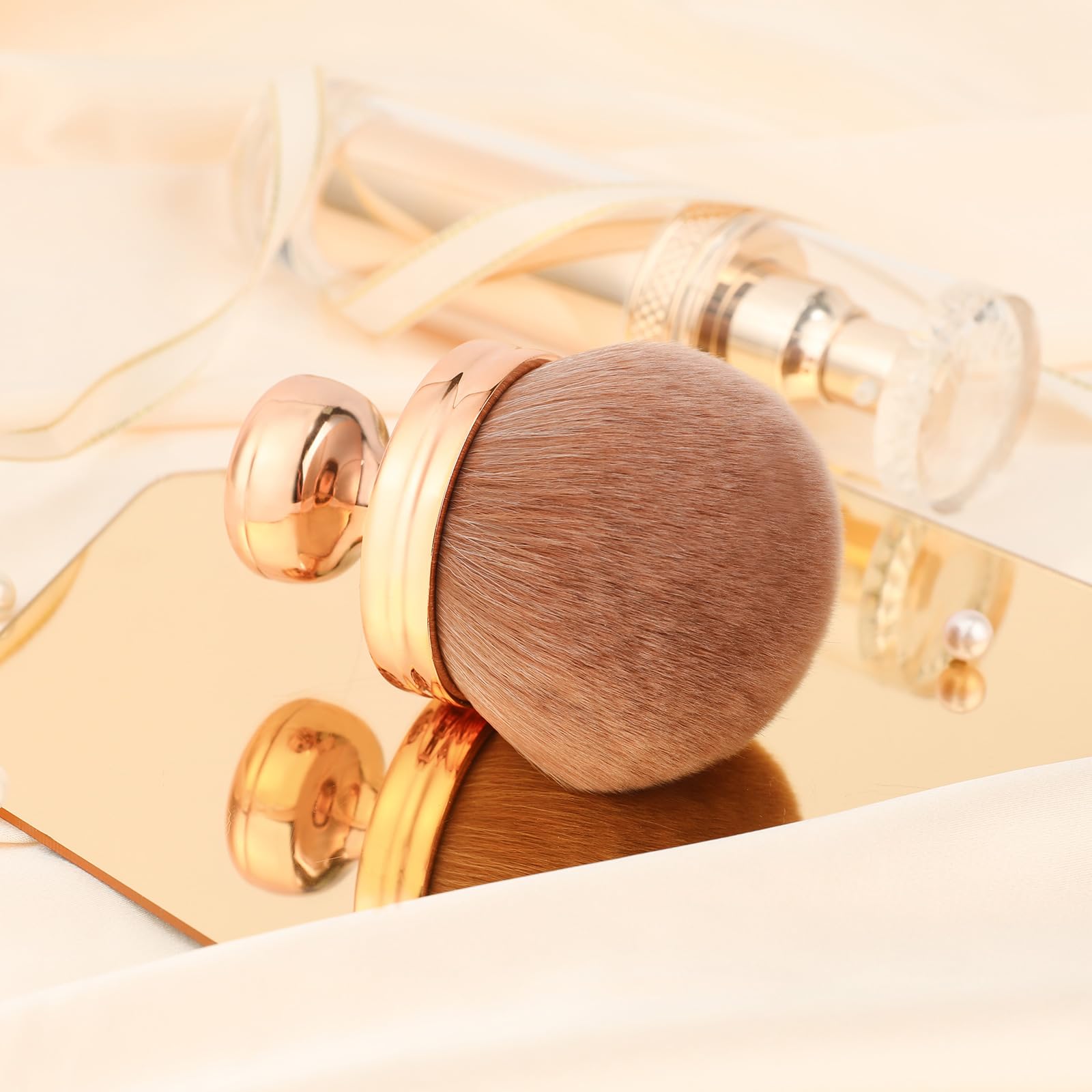 Ideal para bronceador corporal y contornos para un acabado suave.