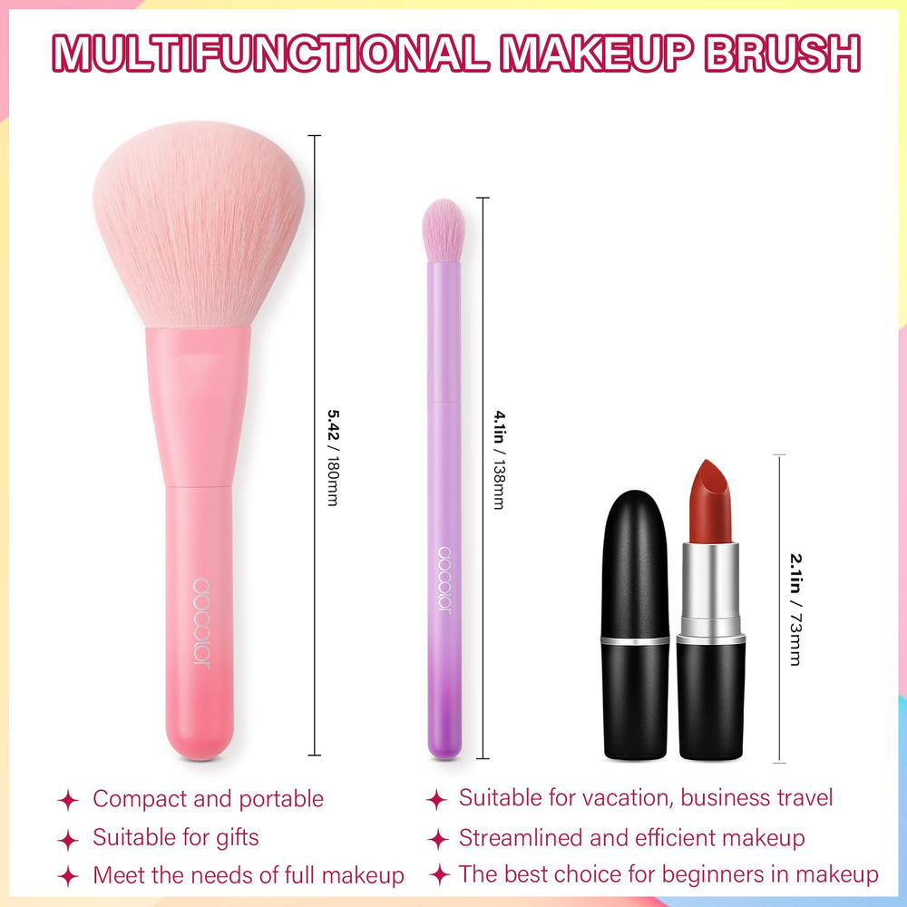Brocha difuminadora docolor para sombras sin líneas