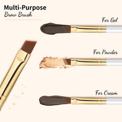 Docolor cepillo espiral para cejas, peinado suave y natural