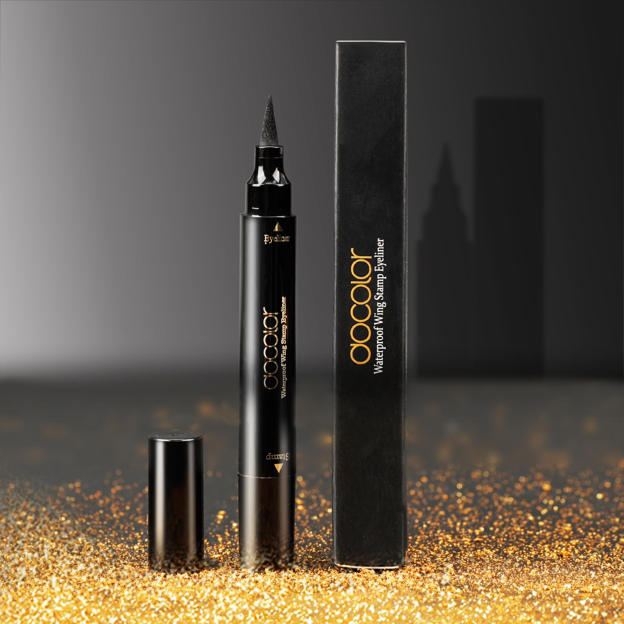 Docolor delineador envase ergonómico, manejo cómodo