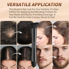 Pincel acanalado docolor para un acabado capilar natural.