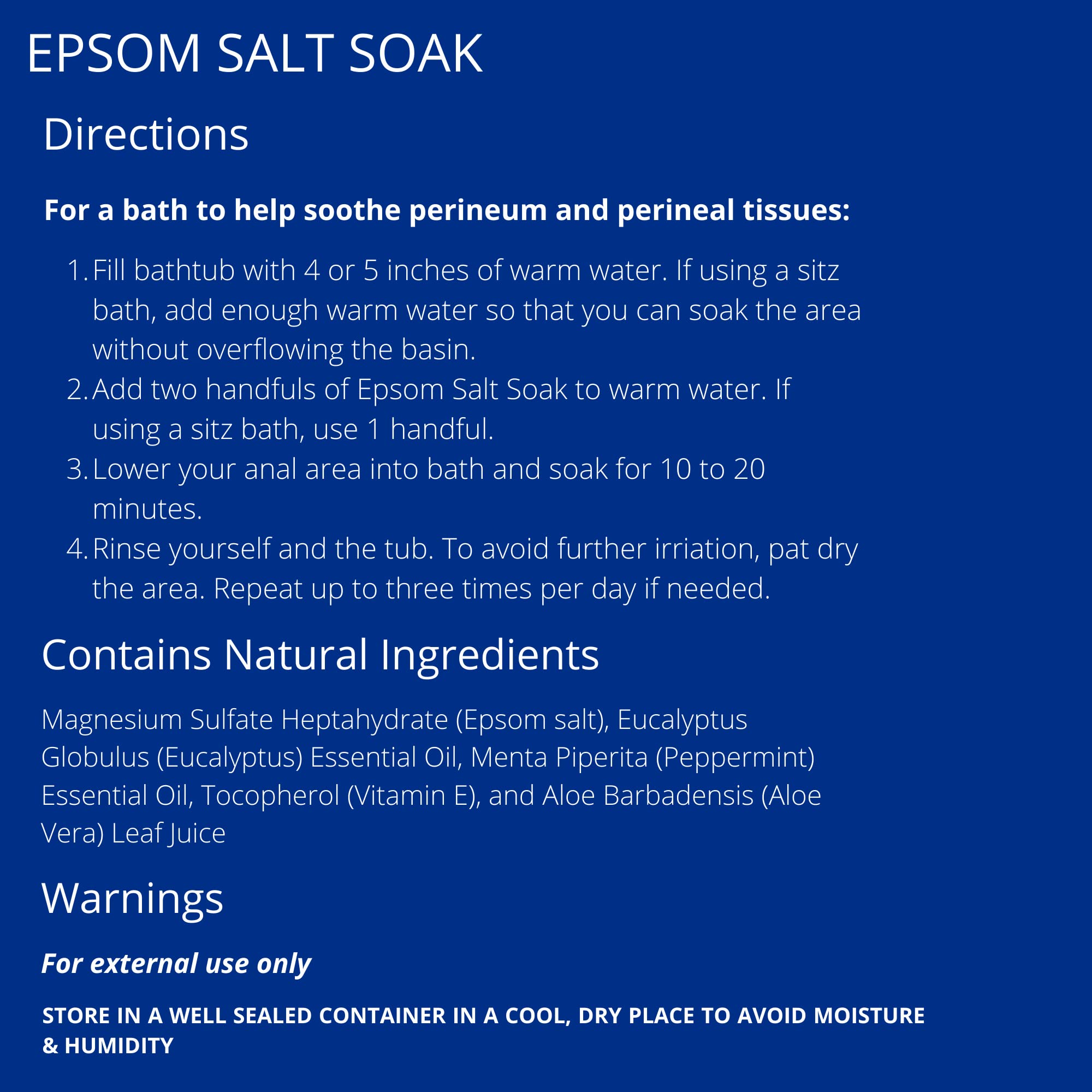 Doctor Butler’s Sels d’Epsom, peau apaisée et formule douce sans irritations.