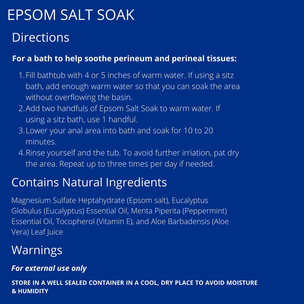 Doctor Butler’s Sels d’Epsom, peau apaisée et formule douce sans irritations.