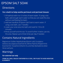 Doctor Butler’s Sels d’Epsom, peau apaisée et formule douce sans irritations.