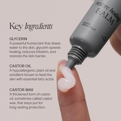 Aplicación labial con Doctor Rogers Restore para humectación diaria.
