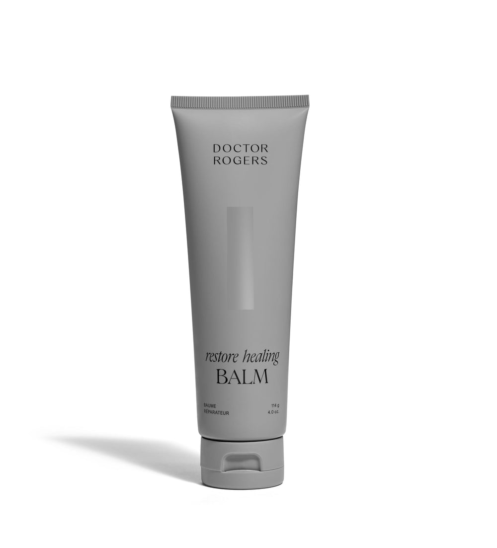 Bálsamo Doctor Rogers Restore en tubo de 4 oz para curación y protección.