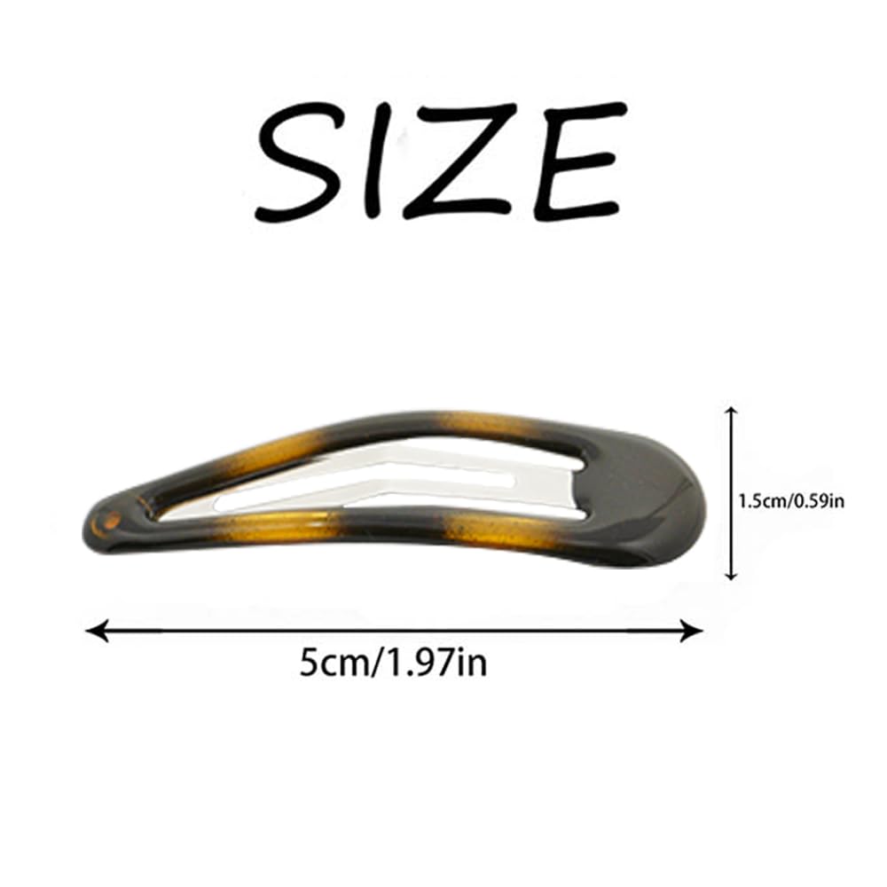 Dofash pinza epoxi tortie 5 cm, conjunto de 12 piezas para estilos variados.
