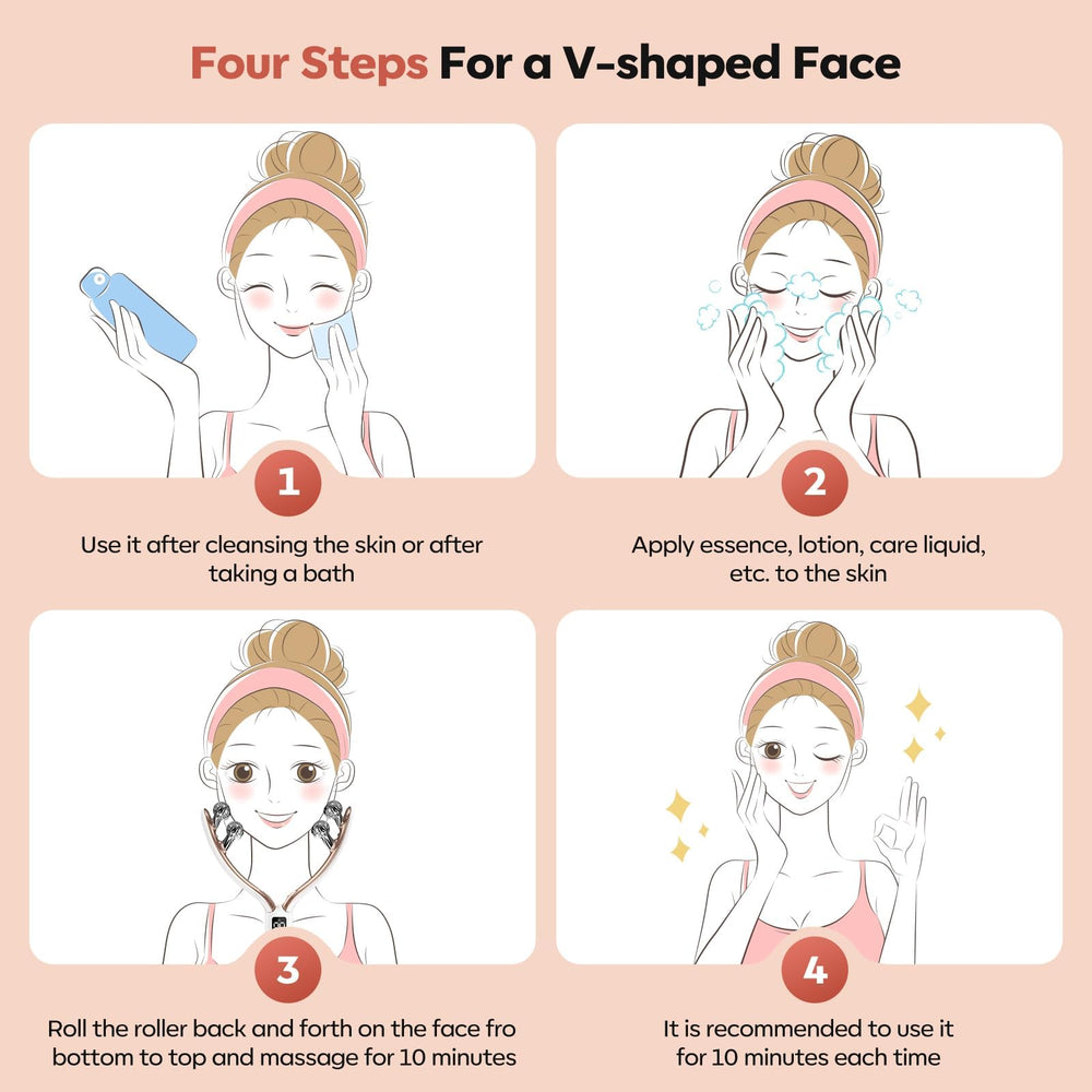 Doge&Vollar Cabezal ergonómico para pómulos y línea mandibular