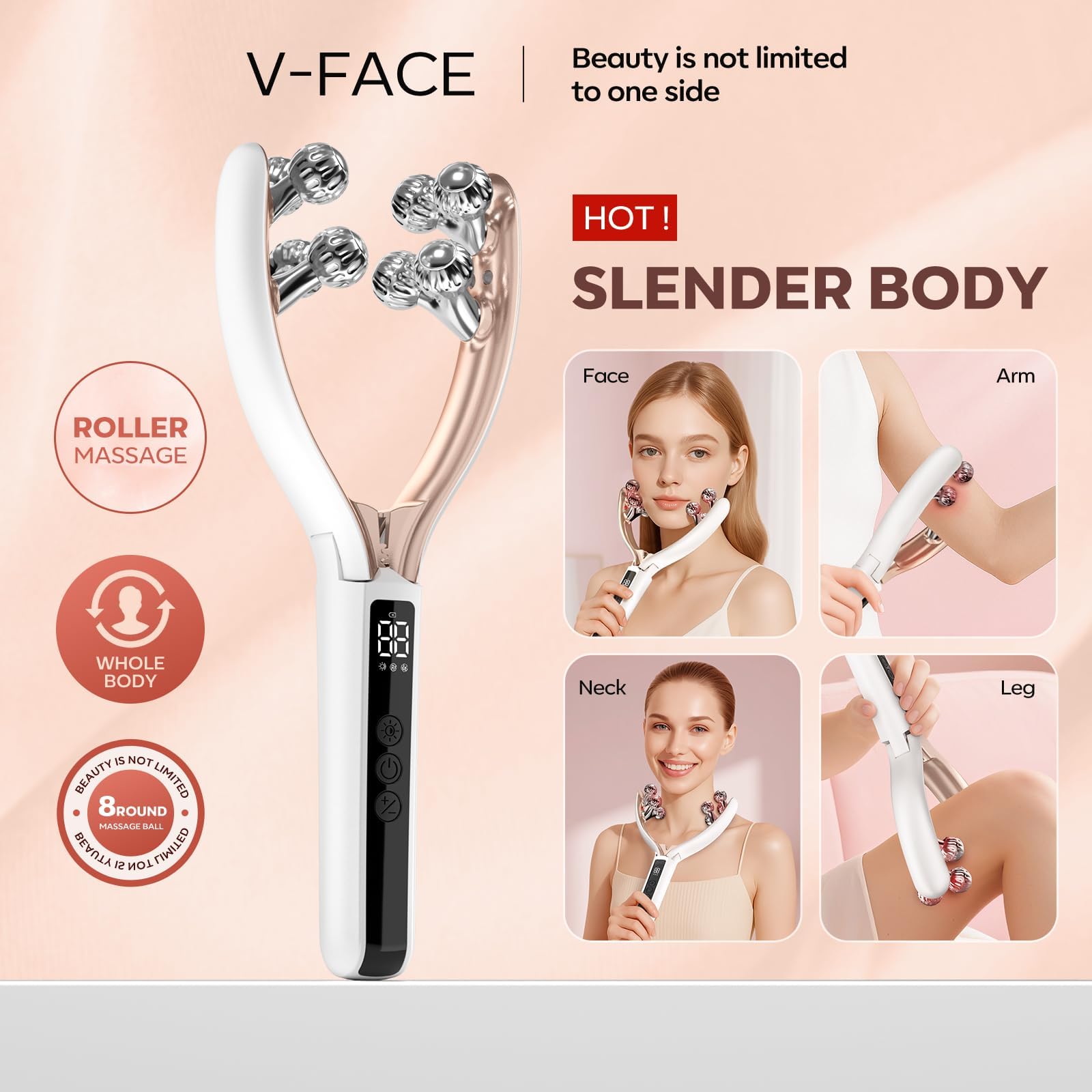 Doge&Vollar Masaje Facial sin cables para uso portátil