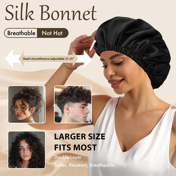 Doitory bonete unisex para dormir ideal para cabello natural y rizado