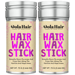 Dolahair barra de cera para cabello, aplicación directa para controlar cabellos sueltos.