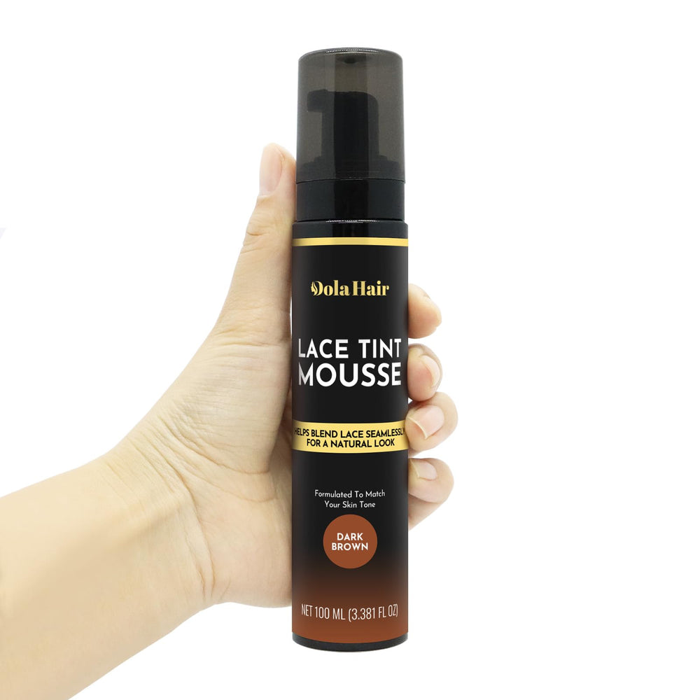 Dolahair espuma tintante para encaje, tono natural.