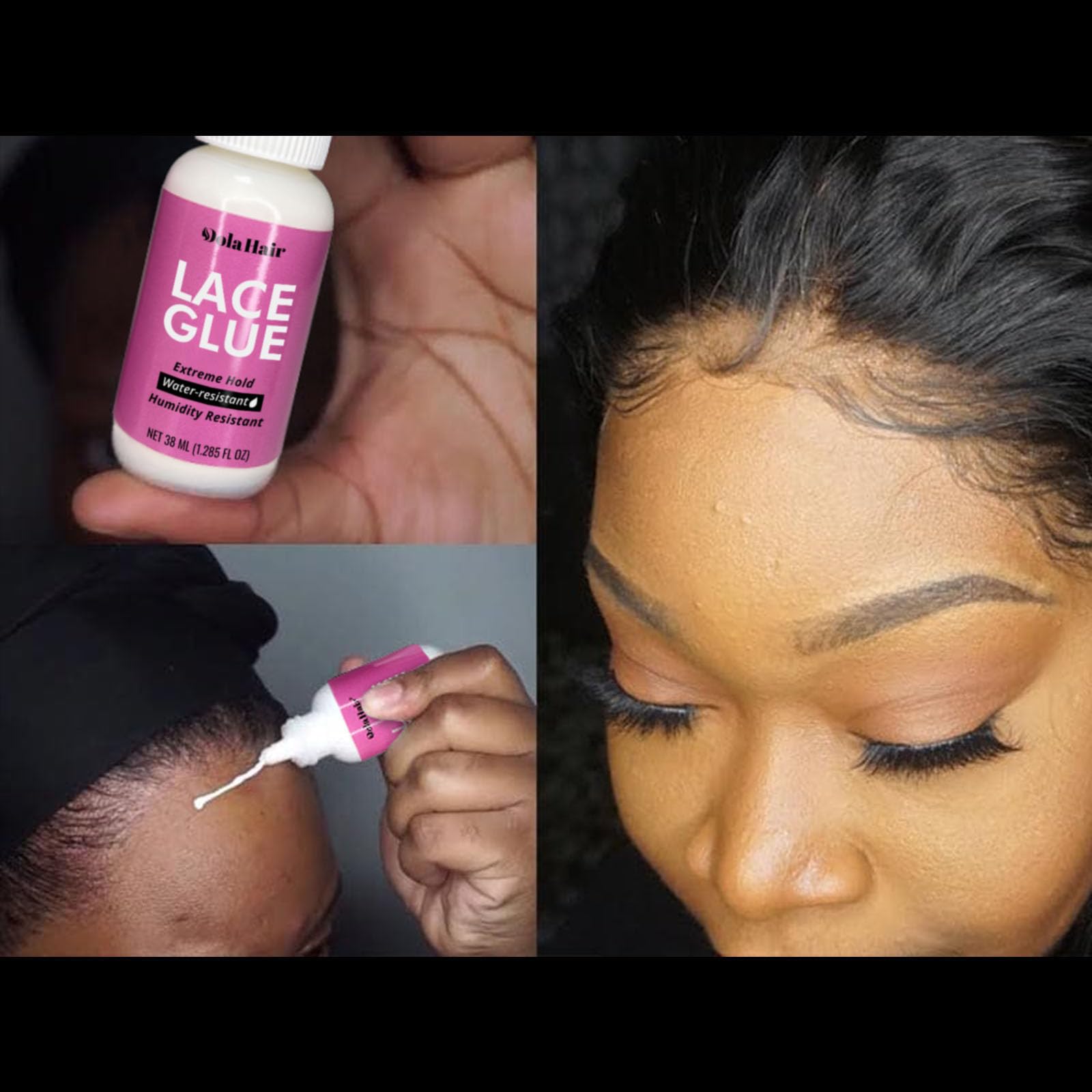 Dolahair adhesivo para encaje: bandas elásticas para un ajuste cómodo