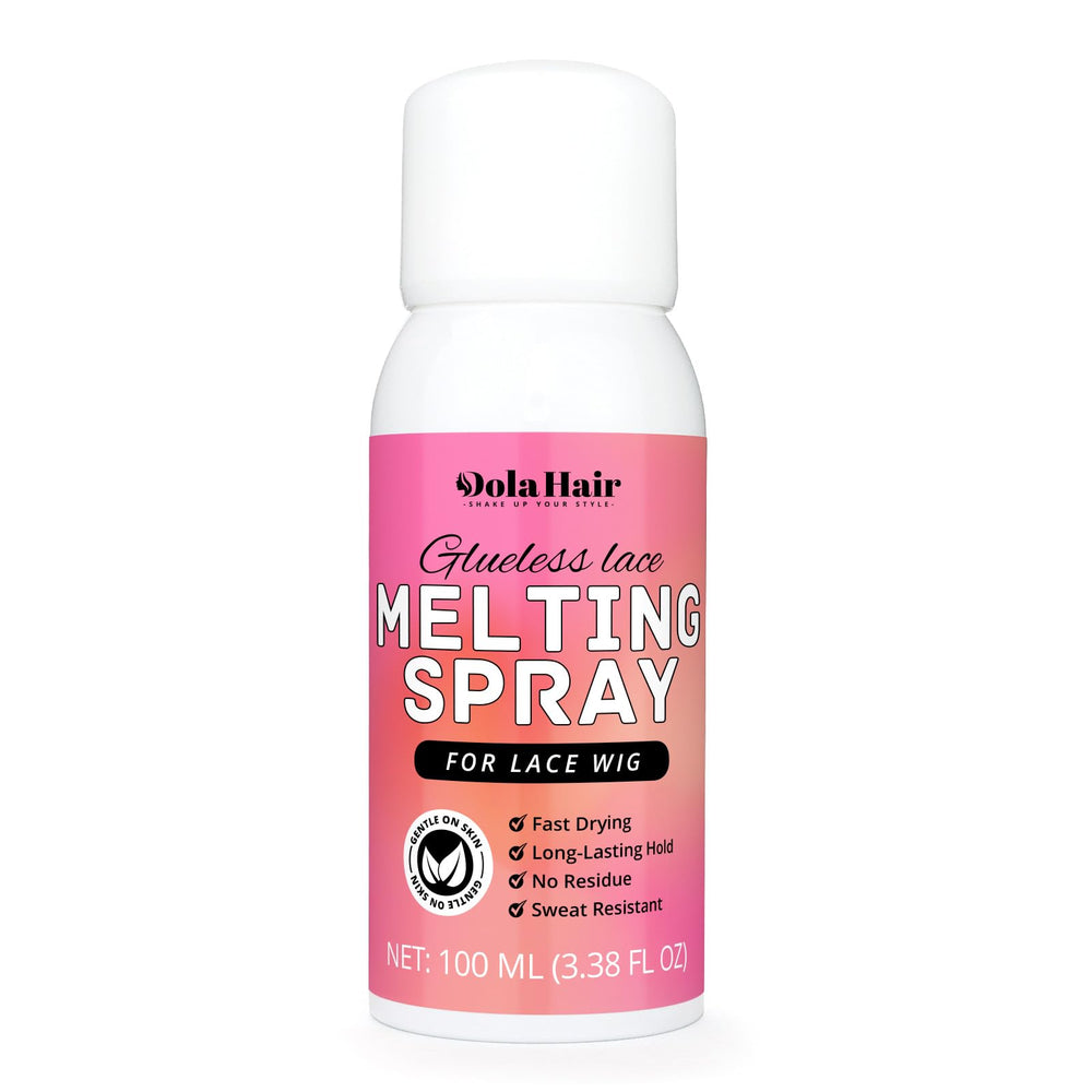 Dolahair spray de fusión de encaje: fijación invisible para un acabado natural