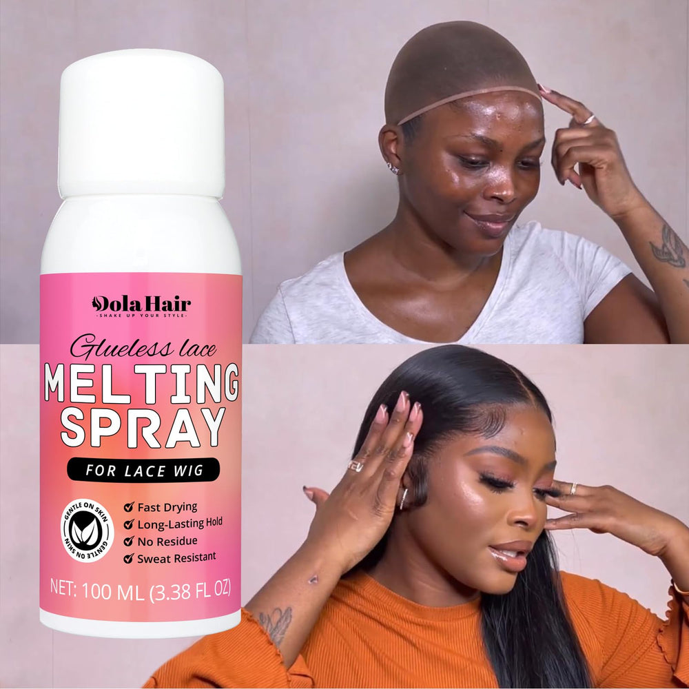 Dolahair spray de fusión de encaje para instalación sin pegamento