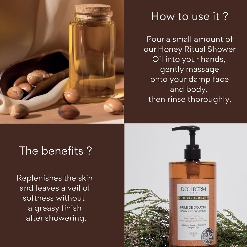 Doliderm Rituel de Miel: envase no graso ideal para uso diario.