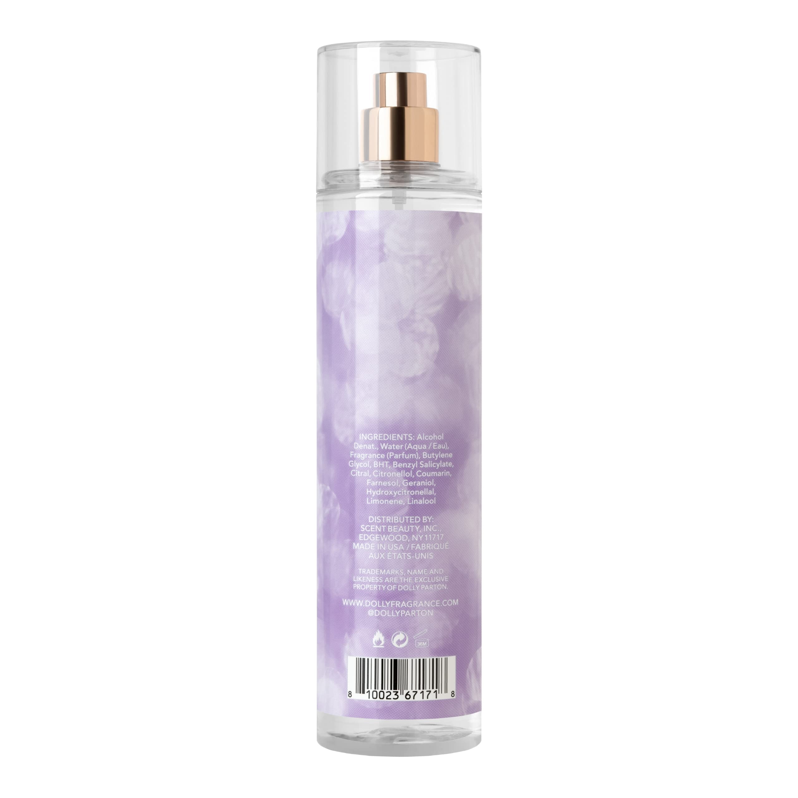 SCENT BEAUTY Dolly Parton Smoky Mountain rociado suave para uso diario